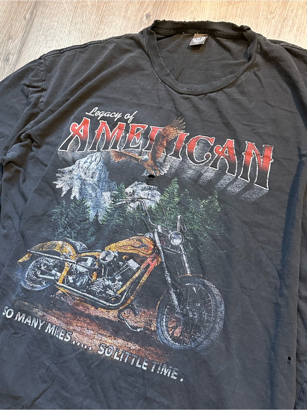 Vintage Legacy of American Graphic Motorcycle Tee